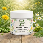 Jar of Zenithal Cosmetics Hydralight Face Cream daily lightweight face moisturiser for dehydrated and sensitive skin