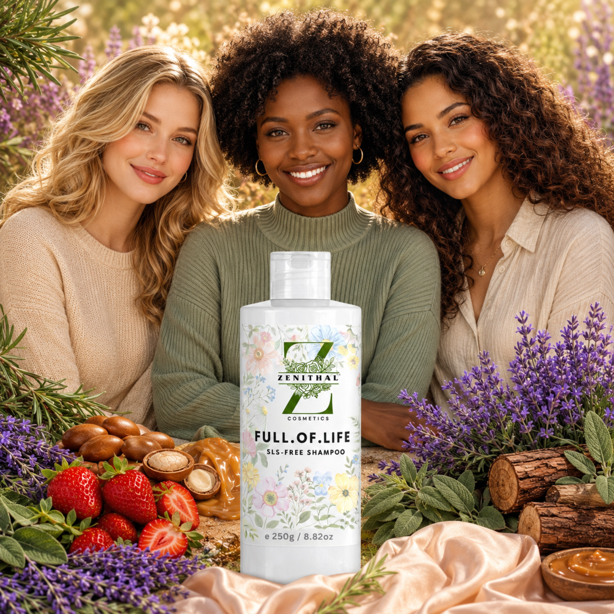 Sulphate-free paraben-free shampoo for soft, healthy-looking hair and gentle daily cleansing